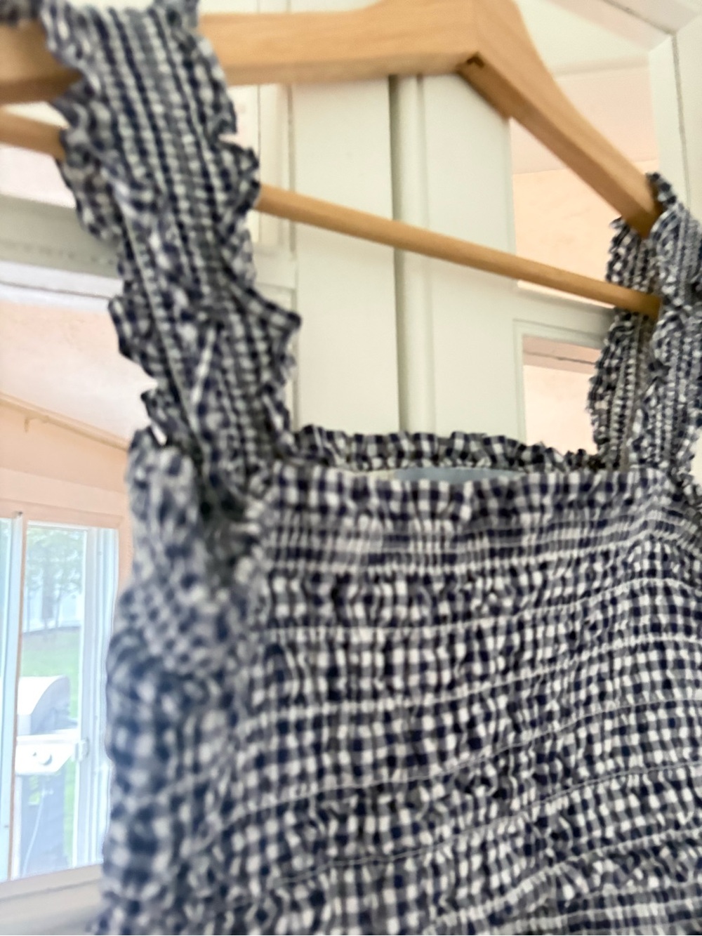 Hill House blue gingham matching set - Picture 6 of 7